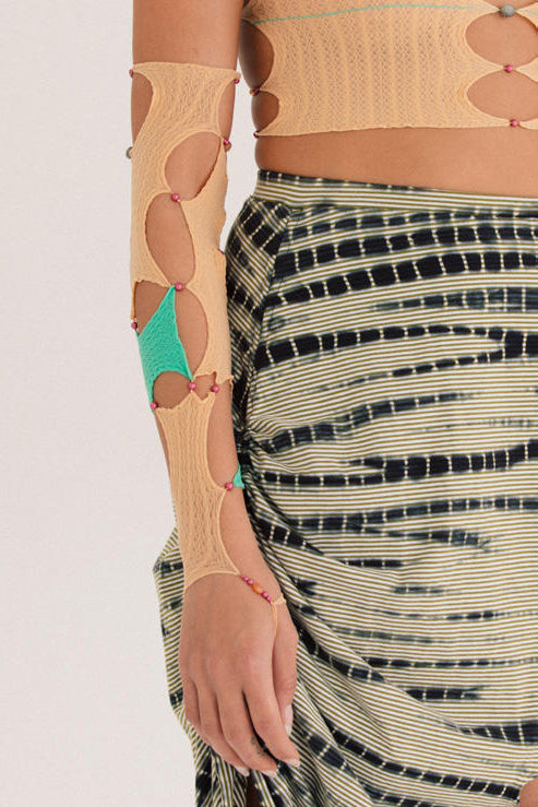 RUI Colorblock Multi-Piece Single Sleeve RSS22SF06 Cheese Light Yellow w/Seafoam Emerald Combo